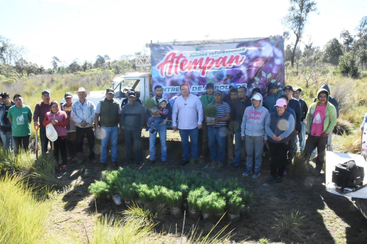 Presidente de Atempan encabeza importantes acciones en el municipio