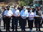 Carlos Peredo inaugura el Arco de Seguridad