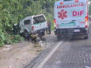 Brutal accidente deja varios lesionados en carretera Teziutlán-Tlapacoyan
