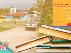 Dona libros para la Biblioteca de Tepetitán Chico a beneficio de la niñez de Cuetzalan