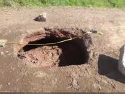 Reconoce Segob aparición de un mini socavón en Zacatepec, Puebla