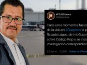 Asesinan a periodista Ricardo López en Guaymas