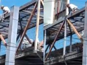 ”No se aviente”: Captan desgarrador VIDEO de un hombre que se lanzó de un puente en Chilpancingo