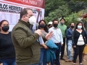 Carlos Herrera inaugura obra de ampliación de red de drenaje en El Carmen