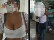 «No tiene por qué venir así»: Madre sufre discriminación en escuela por su ropa; impiden paso