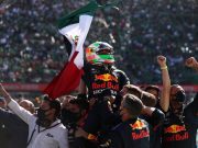 ¡Podio para Checo Pérez! Terminó 3° del GP de México, que ganó Verstappen