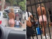 Critican a madre por cómo va vestida a la escuela de su hijo