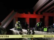 Colapsa puente en la autopista México-Pachuca; hay al menos un lesionado