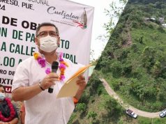 Gobierno de Cuetzalan inicia última etapa de pavimento hidráulico en Cerro de Nectepec