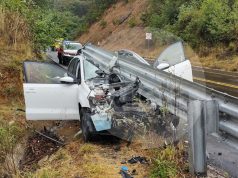 Conductor se salva de morir prensado en la Virreyes-Teziutlán