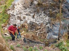Autoridades de Tlatlauquitepec combaten incendio en La Primavera