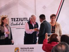 La Junta auxiliar de Mexcalcuautla recibe apoyos del Gobierno de Teziutlán