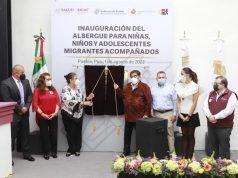 Gobernador del estado inaugura albergue para menores migrantes