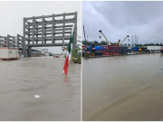 Por segundo día consecutivo se inundó refinería en Dos Bocas, Tabasco