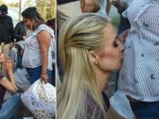 Recordamos la ocasión que Paris Hilton besó la «pancita» de una mujer que creyó embarazada