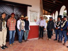 Porfirio Loeza inaugura Casa Ejidal en Ocotlán