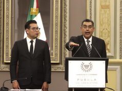 Rinde protesta Sergio Salomón Céspedes como gobernador sustituto; convoca a trabajar conjuntamente por Puebla