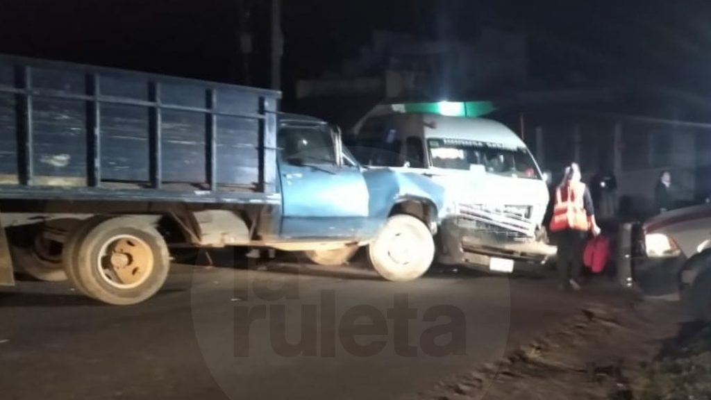 Aparatoso accidente en la Zacapoaxtla-Tlatlauquitepec dejó 8 personas lesionadas