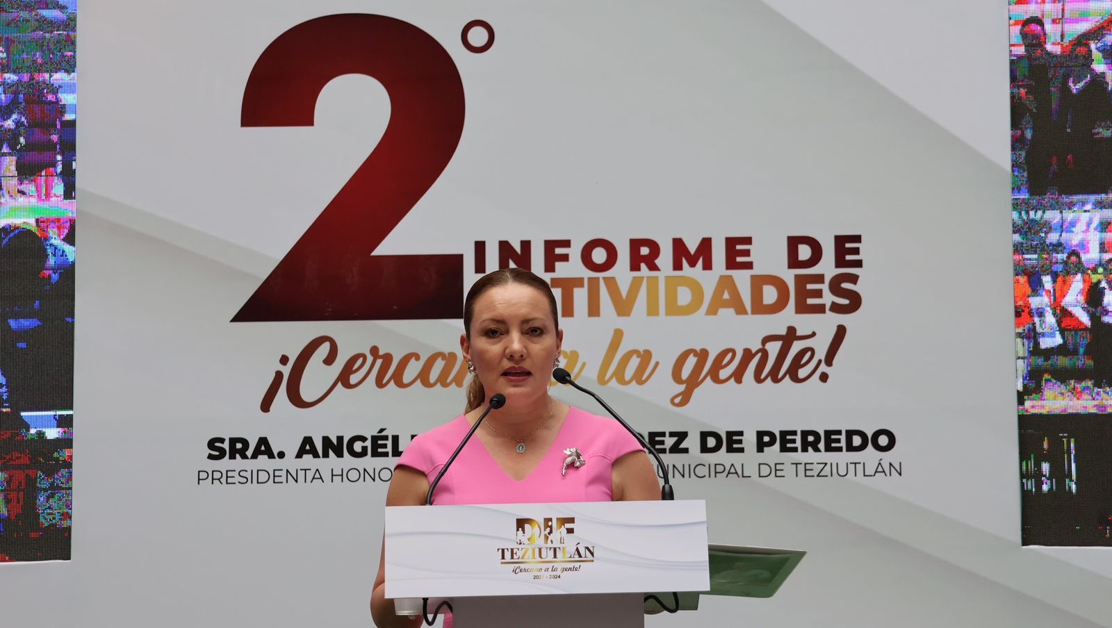 Angélica Hernández rindió su Segundo Informe al frente del Sistema DIF de Teziutlán