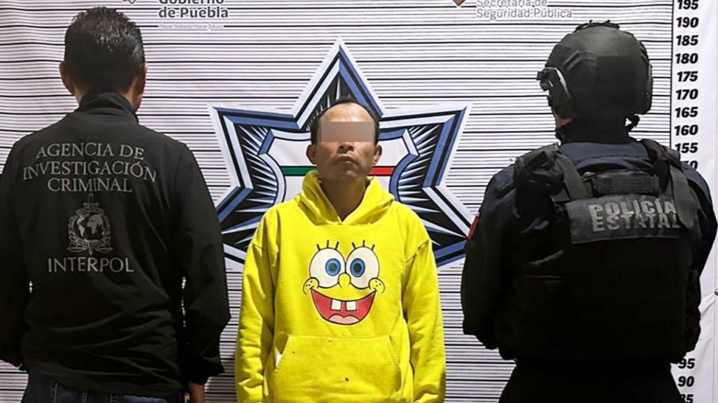 Cae “El Chiquilín” en Ciudad Serdán; era buscado por la Interpol