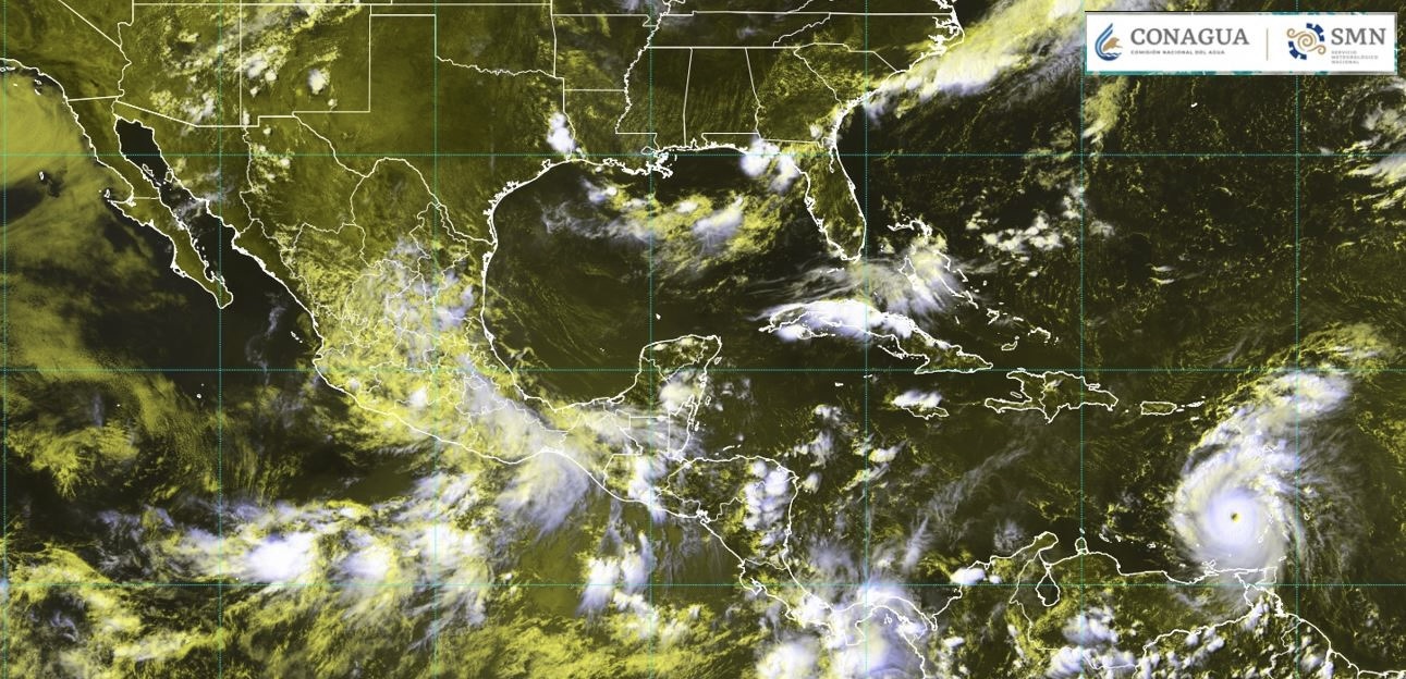 Huracán Beryl tocará dos veces costas mexicanas