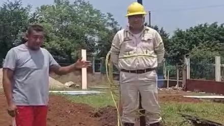 Retienen y amarran a trabajador de la CFE como protesta por servicio de luz deficiente en Veracruz