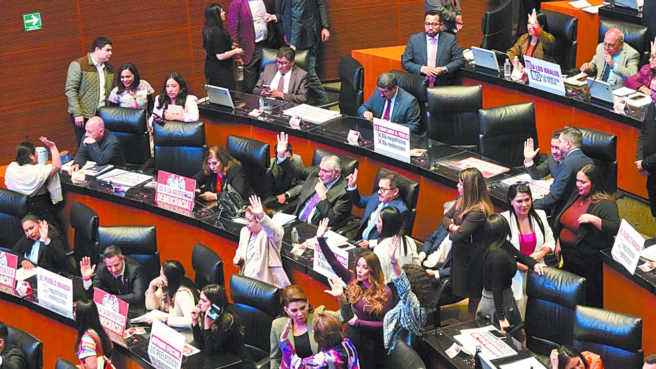 Senado aprueba reforma contra el nepotismo y la no reelección; entrarán en vigor en 2030
