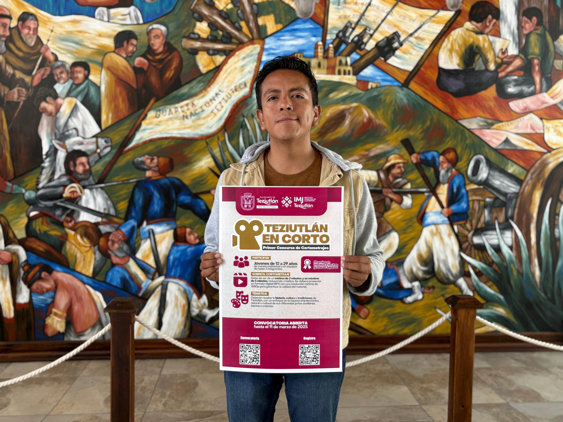 IMJUVE Lanza convocatoria para el Primer Concurso de Cortometrajes “Teziutlán en Corto”