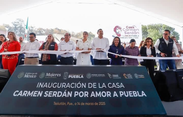 Alejandro Armenta y Karla Martínez inauguran casa de atención a mujeres víctimas de violencia