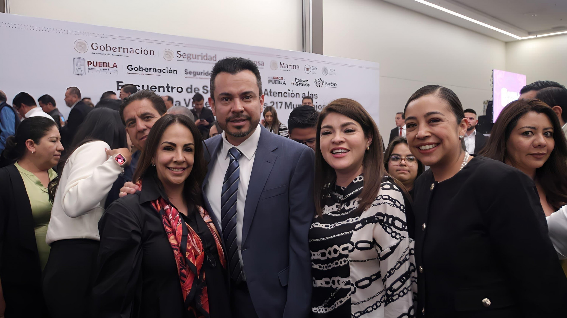 Gobierno del Estado de Puebla y municipios suman esfuerzos para garantizar la seguridad pública: Karla Martínez