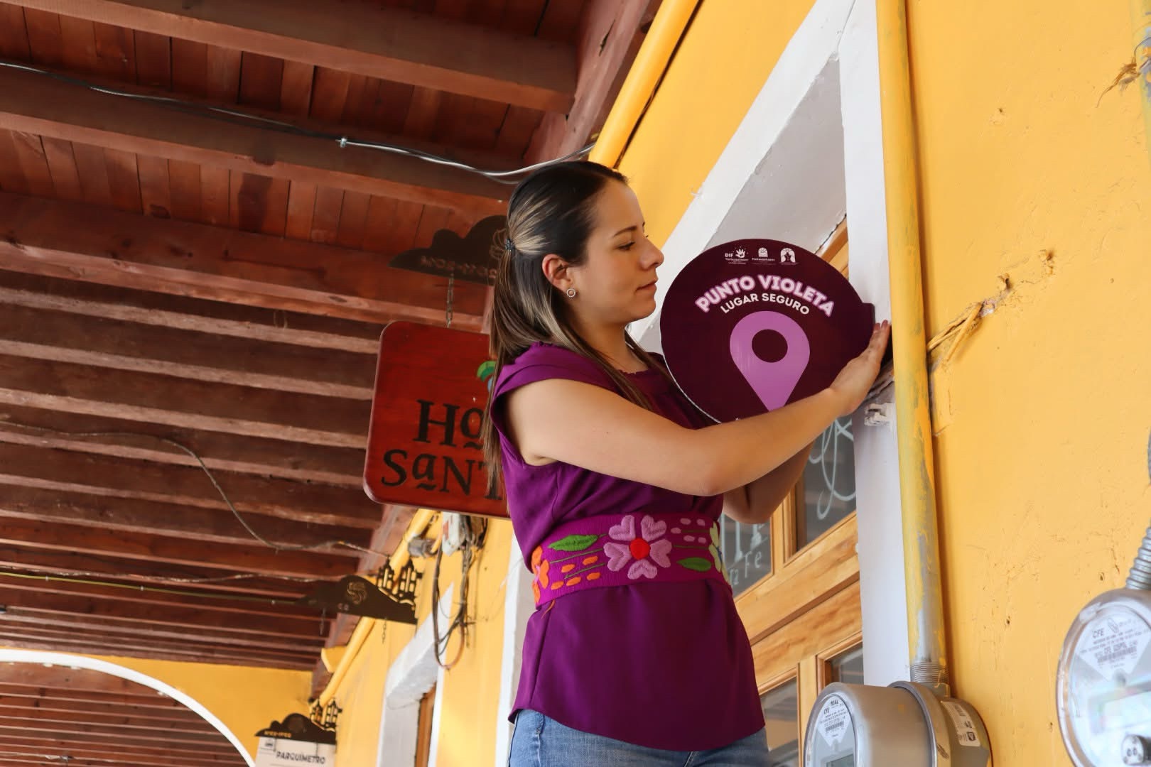 Red de protección en Tlatlauquitepec: activan Puntos Violetas