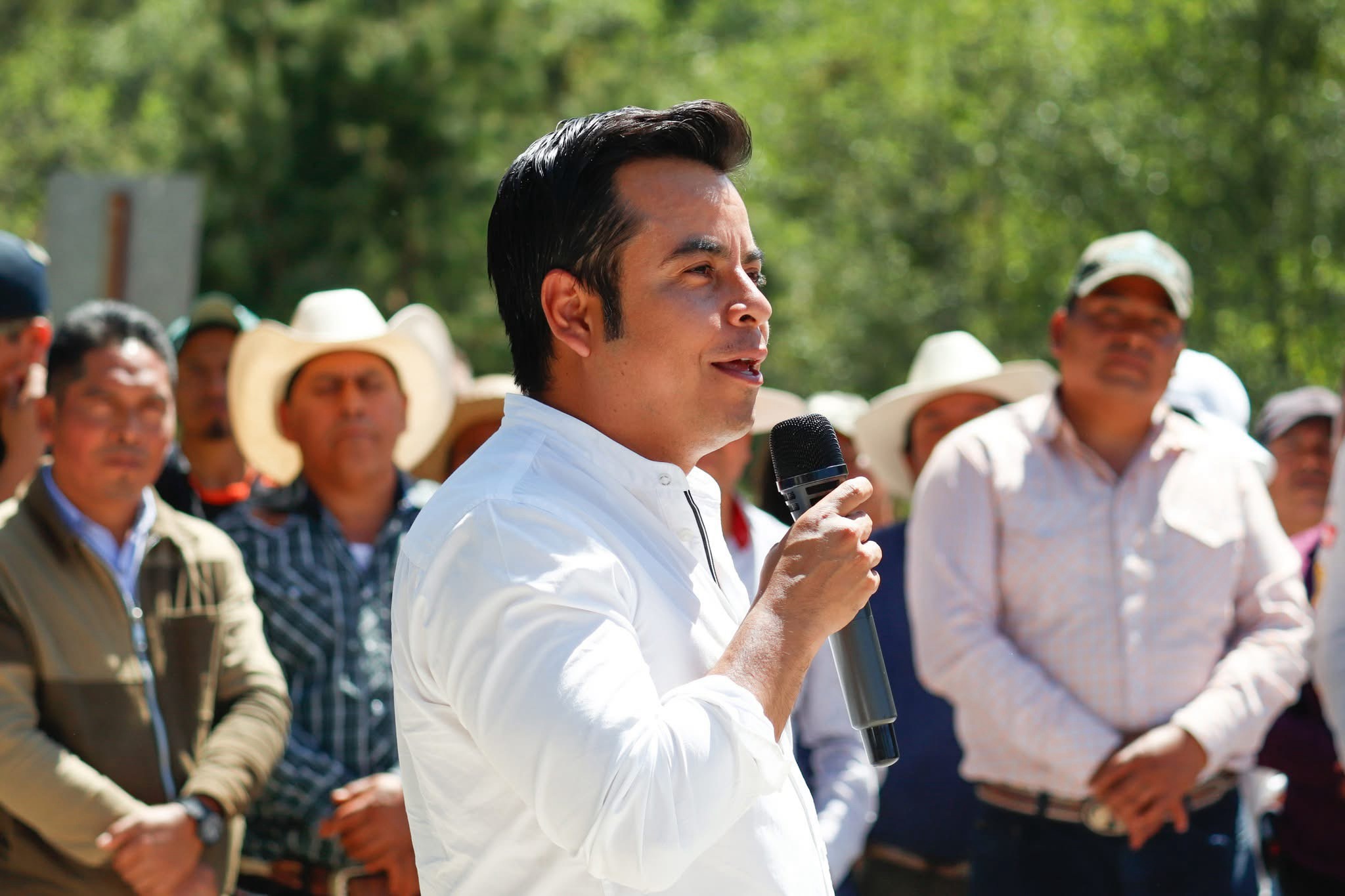 Juan Téllez arranca la construcción de un módulo de seguridad en Xonocuautla