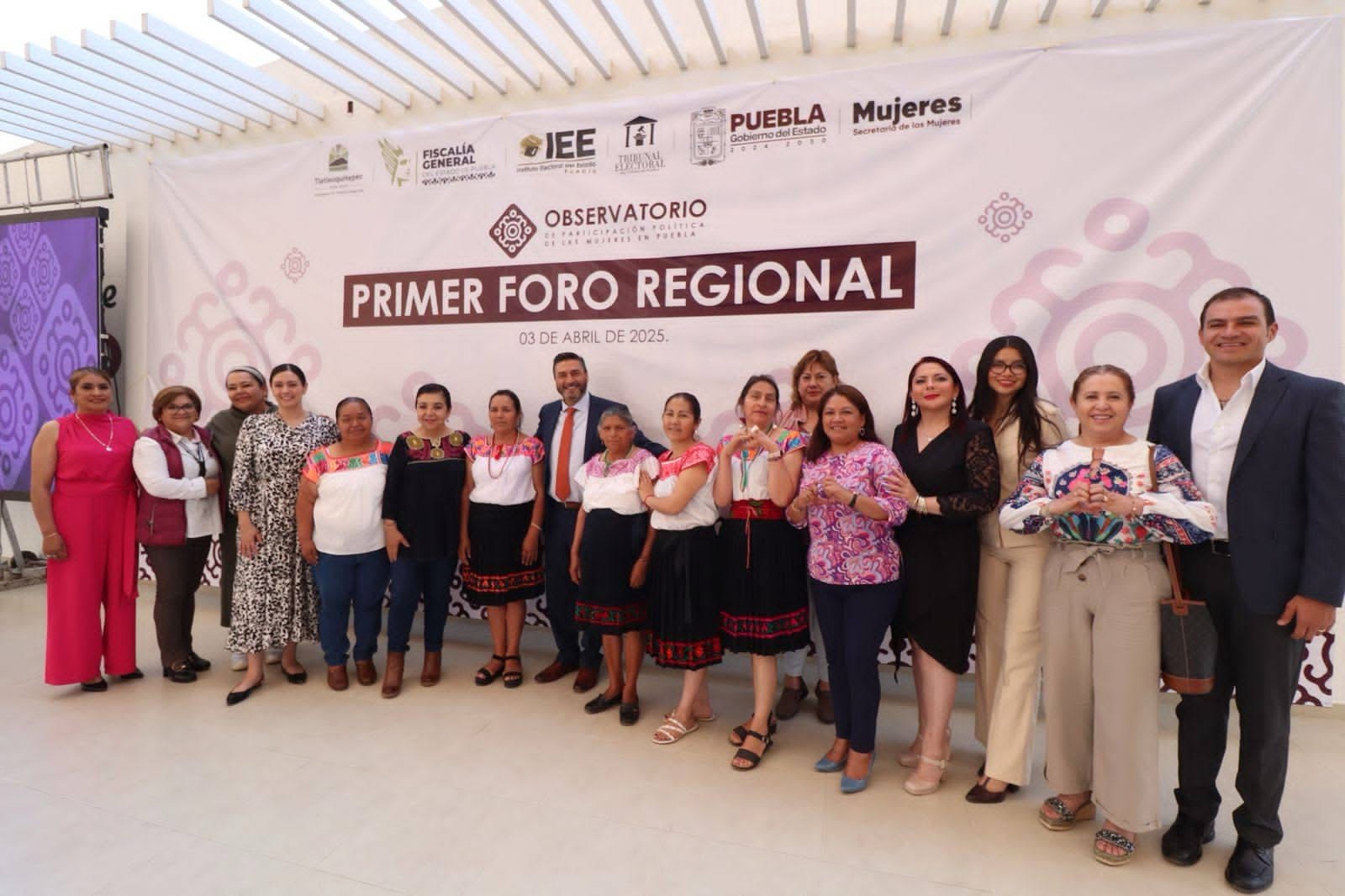 Tlatlauquitepec sede del Primer Foro Regional del Observatorio de Participación Política de las Mujeres en Puebla