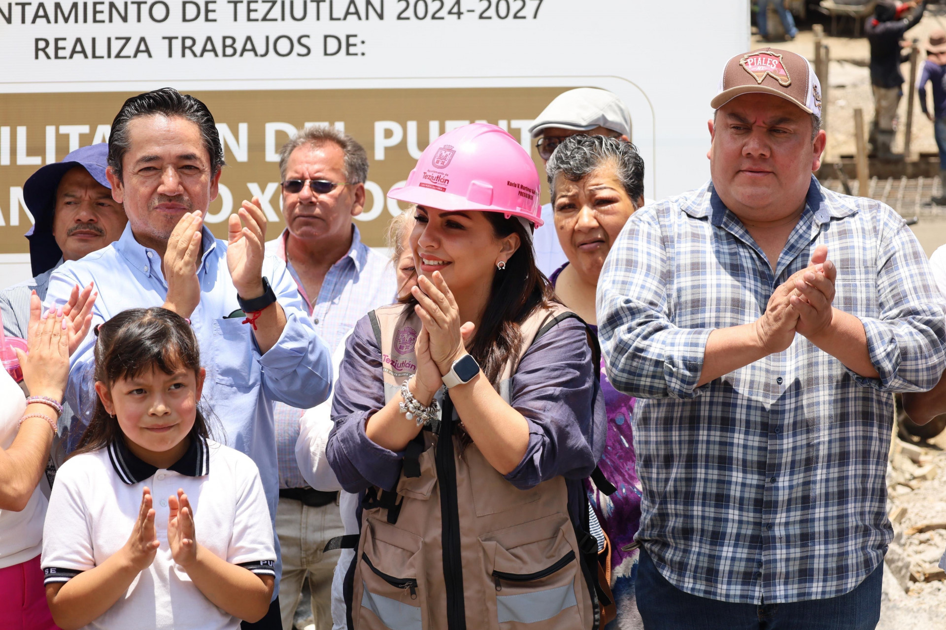 Estamos construyendo un Teziutlán seguro, con agua y con mejores obras: Karla Martínez
