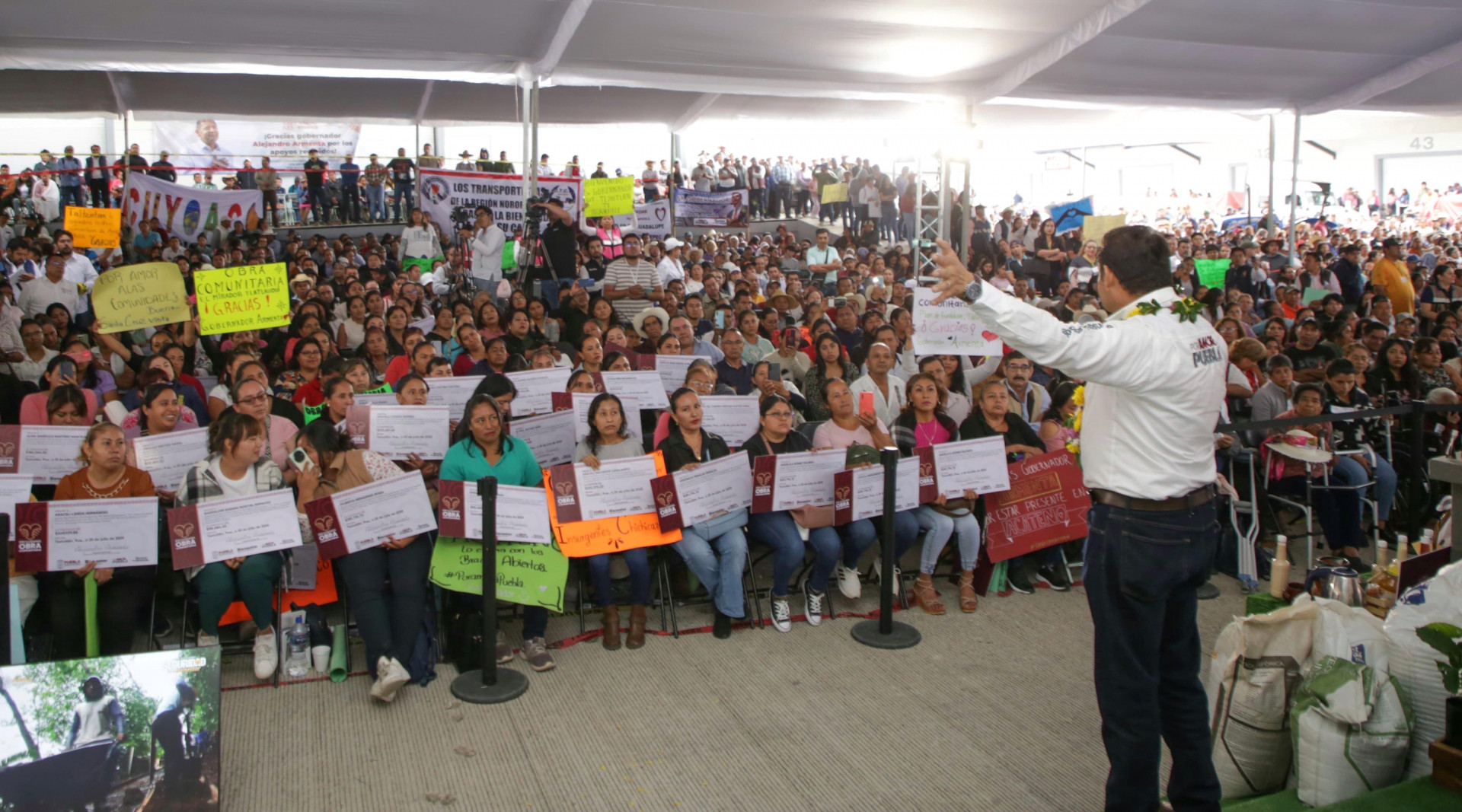 Armenta entrega apoyos al campo por 24 mdp en beneficio de productores de Teziutlán y Tlatlauquitepec