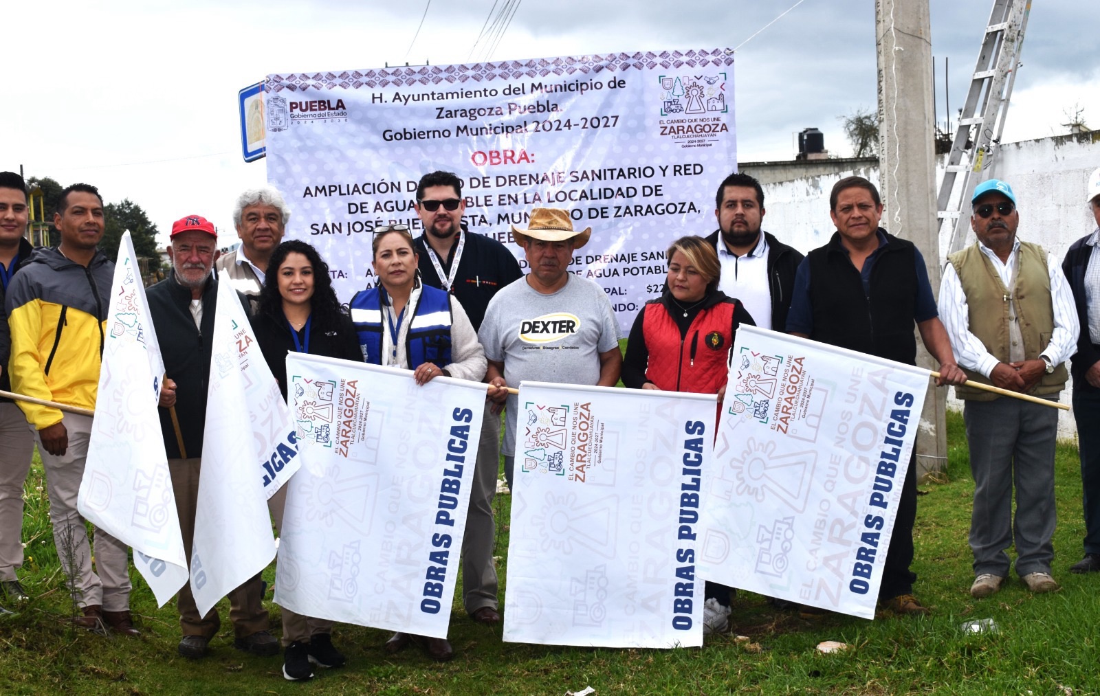 Zaragoza inicia ampliación de red de agua y drenaje en San José Buenavista