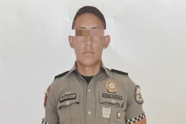 Elemento activo de la Guardia Nacional, detenido por huachicol en la Sierra Norte