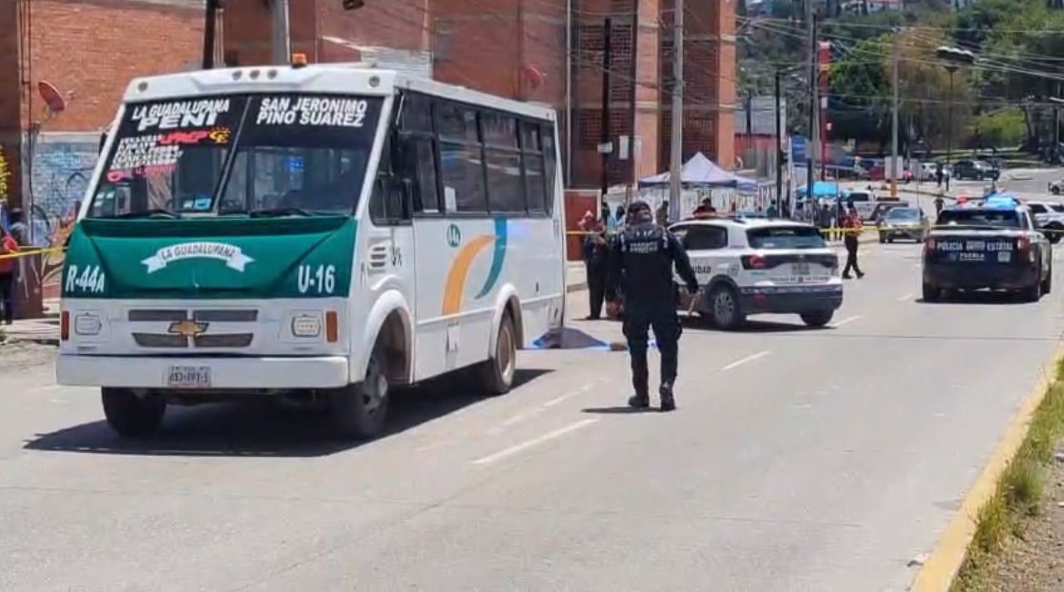 Cafre al volante arrolla y mata a mujer en Puebla
