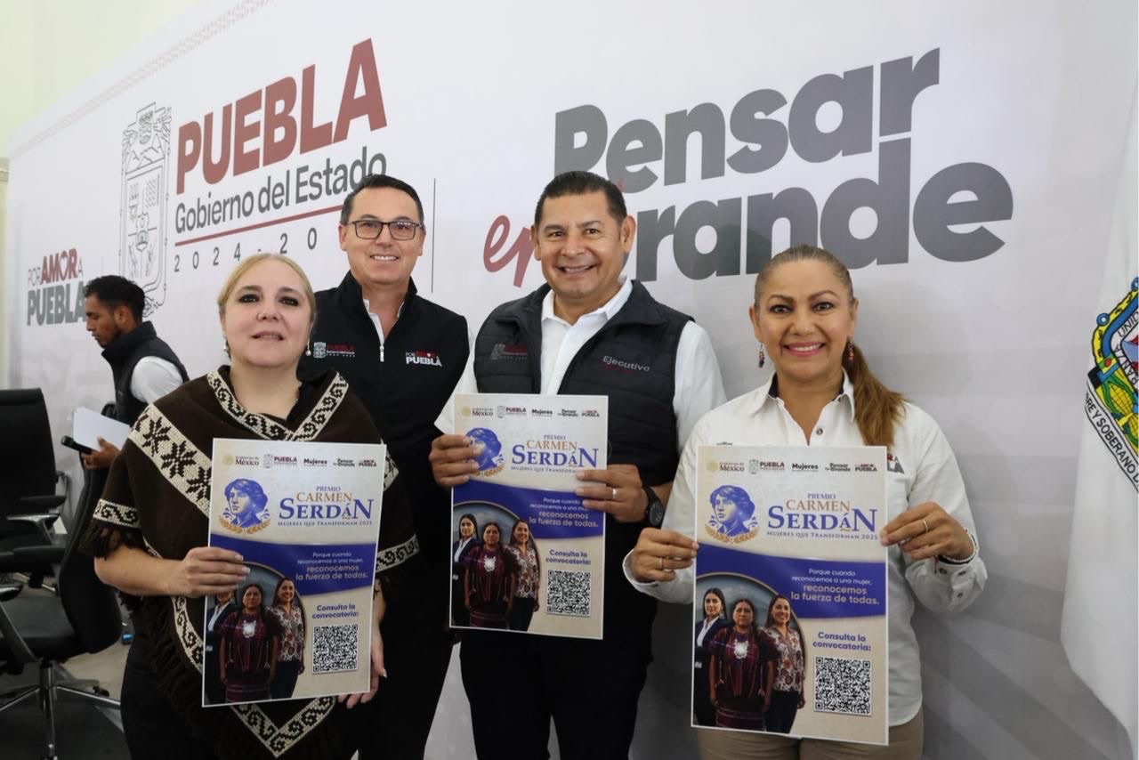 Reconocen a mujeres poblanas que transforman su entorno con el premio Carmen Serdán 2025