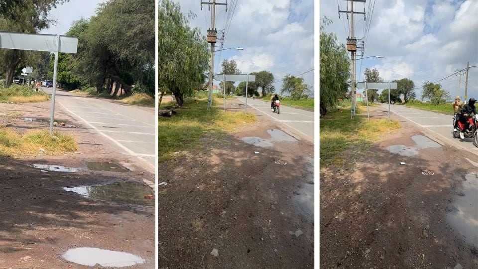 Denunciaba los baches de la carretera y terminó baleado en plena transmisión