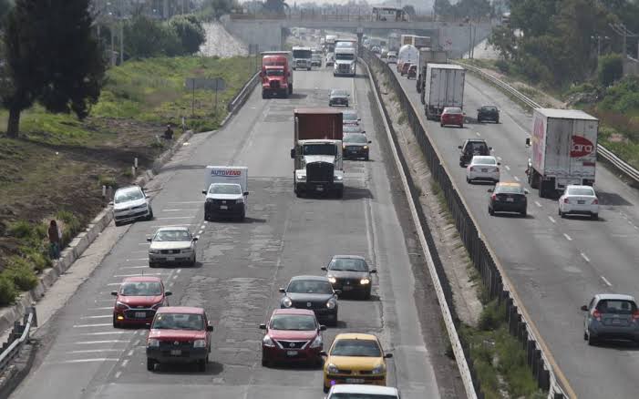 Se complica la semana: reducen carriles en la México–Puebla por rehabilitación