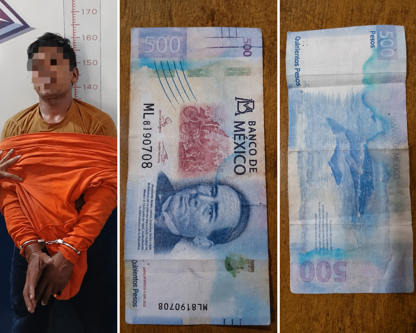 Detienen en Zaragoza a hombre señalado por pagar con billetes falsos