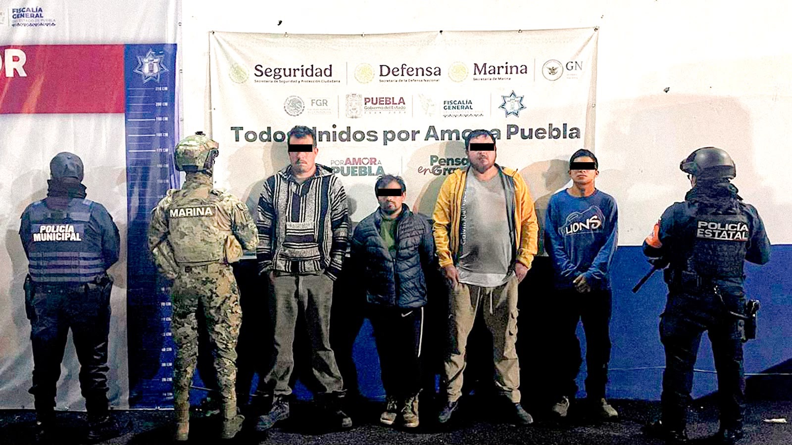 Policía Estatal Forestal detiene a cuatro hombres con madera ilegal en Tlatlauquitepec